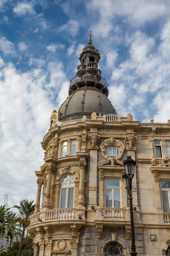 Old Government Building in Cartagena Spain
