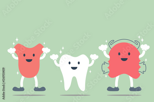 happy dental - tooth, tongue and teeth retainer