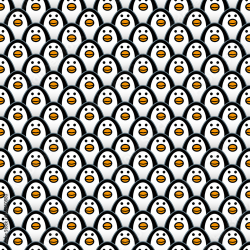 Repeating Staring Penguins