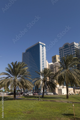 Abu Dhabi skyscrapers and city view from the Marina © nw7.eu