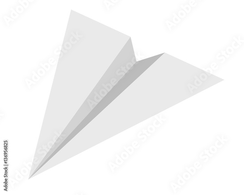 aereo di carta disegno vettoriale photo