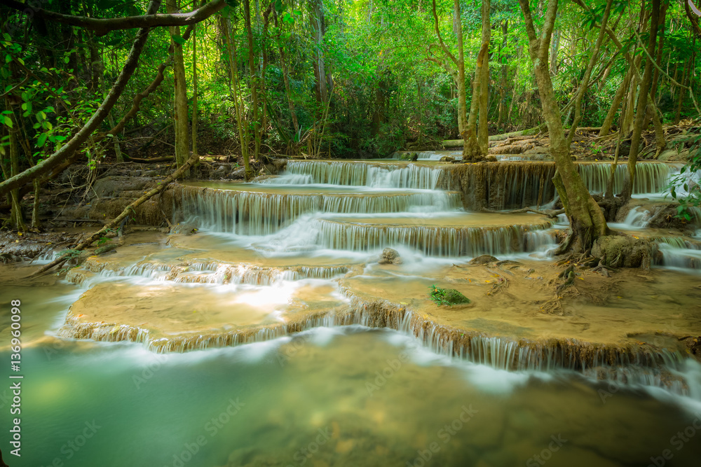 Fototapeta premium Huay Mae Kamin waterfall National Park