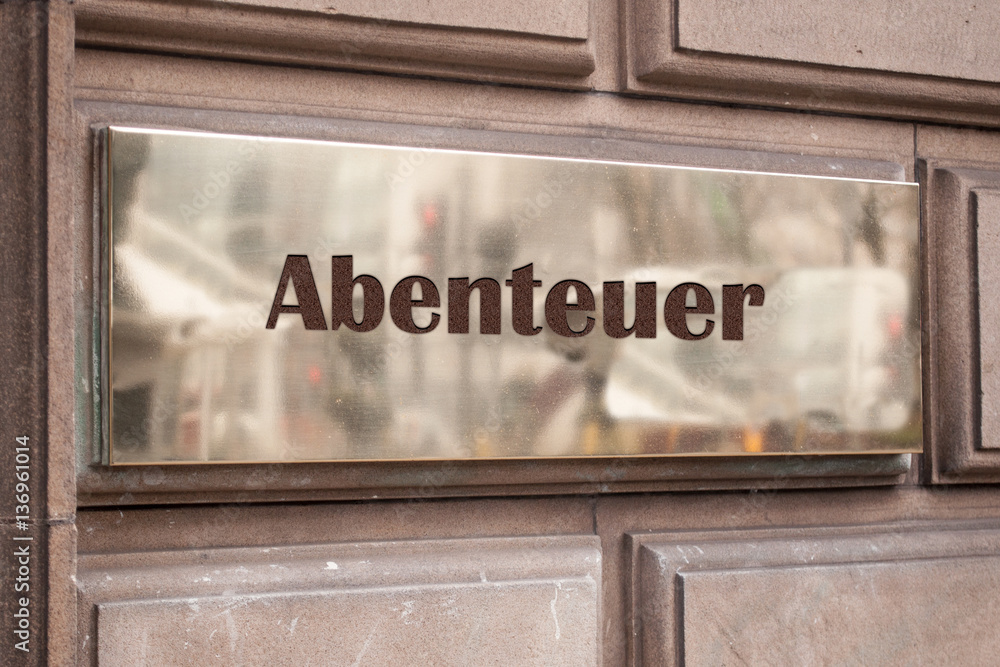 Schild 205 - Abenteuer