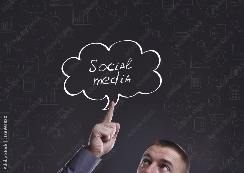 Business, Technology, Internet and marketing. Young businessman Business, Technology, Internet and marketing. Young businessman