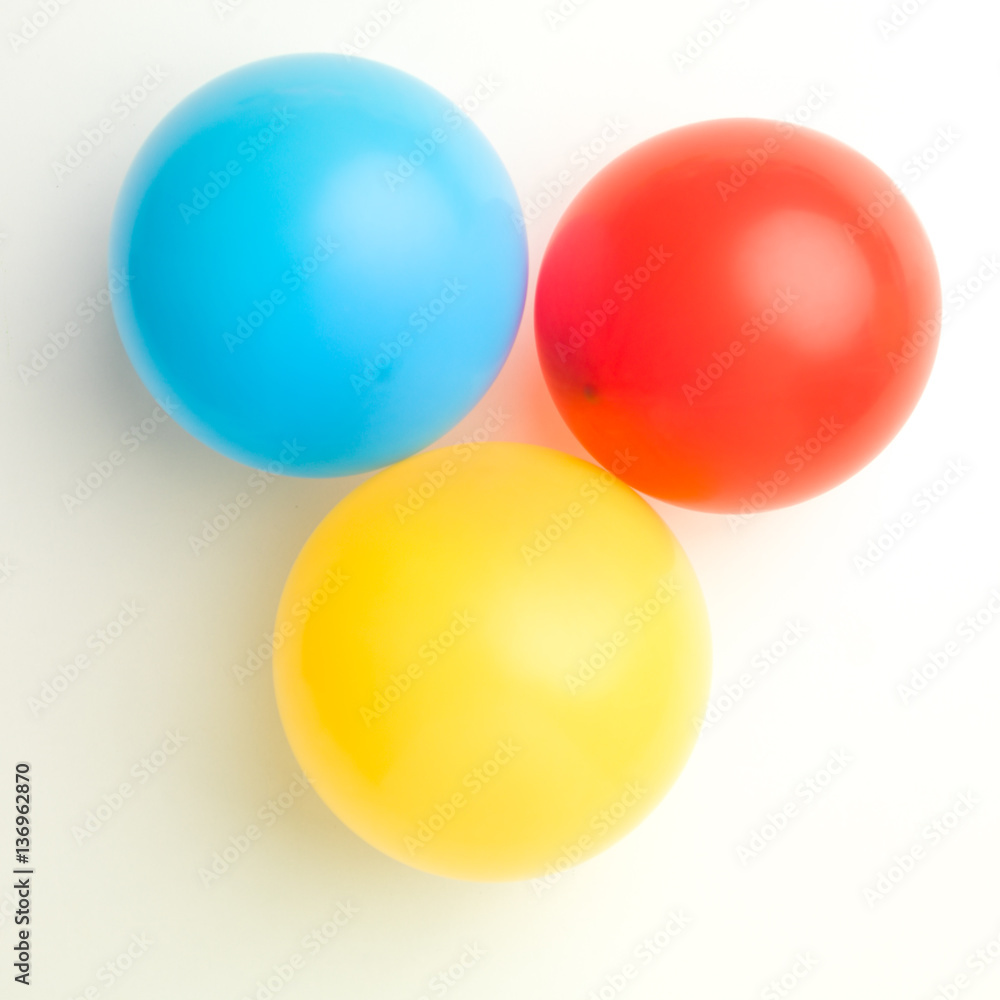 balloons in primary colors balloons in primary colors