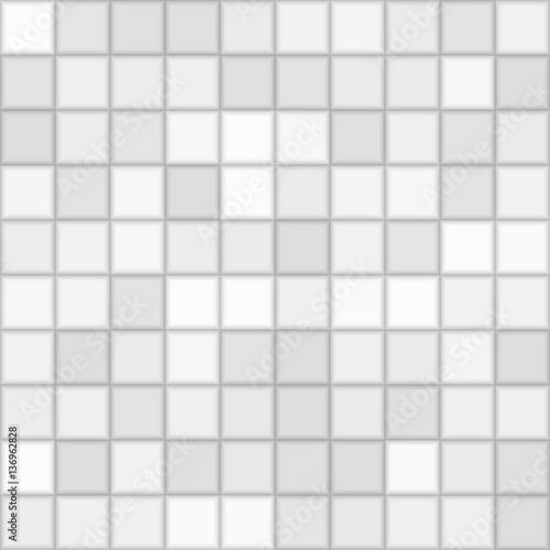 Color Grey Mosaic Tile Square. Background.