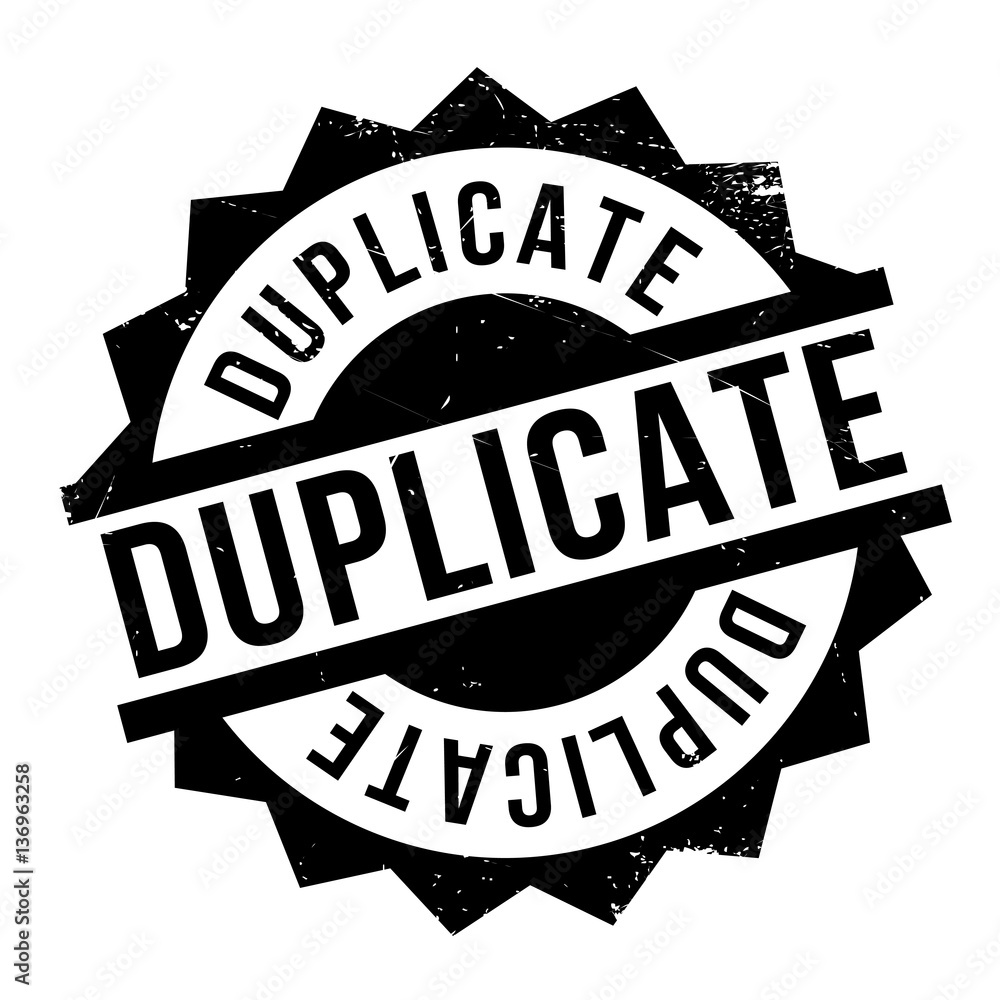 Duplicate rubber stamp. Grunge design with dust scratches. Effects can be easily removed for a clean, crisp look. Color is easily changed. Duplicate rubber stamp. Grunge design with dust scratches. Effects can be easily removed for a clean, crisp look. Color is easily changed.