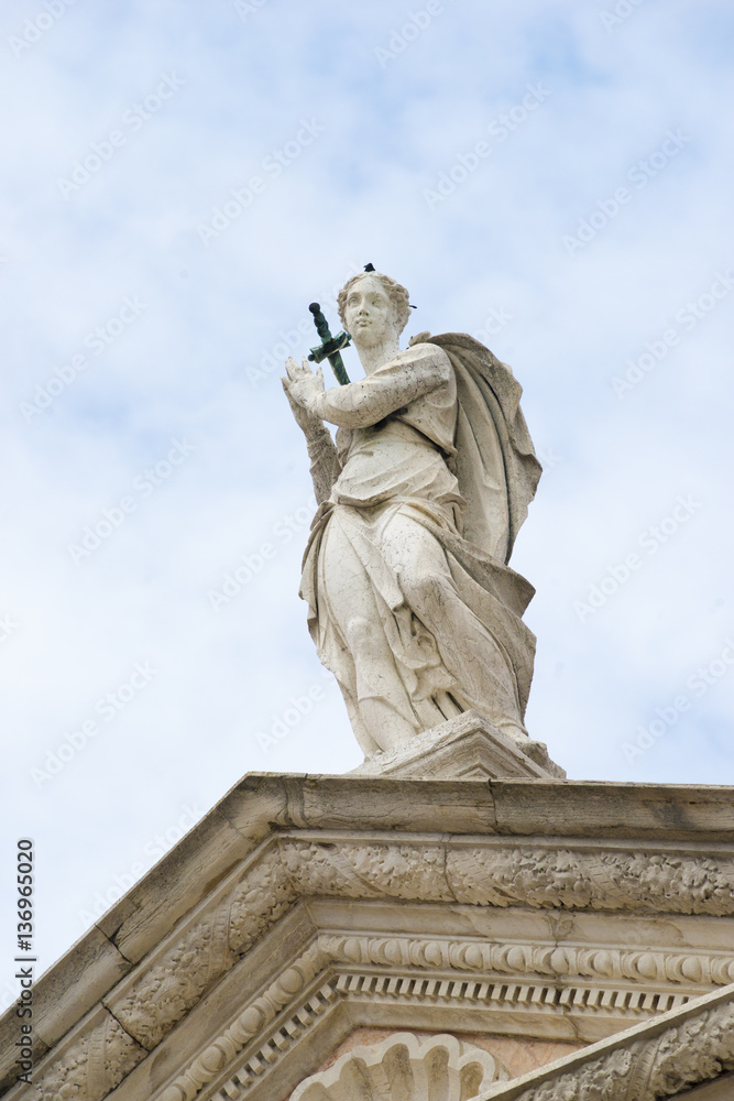 guard statue, Venice