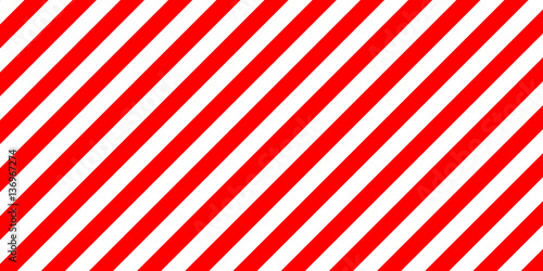 red and white stripes diagonally sign, the size load photo