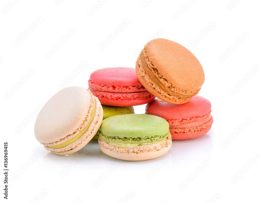 Sweet and colourful french macaroons Sweet and colourful french macaroons