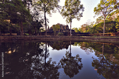 Ancient Baphuon temple in Angkor Thom
