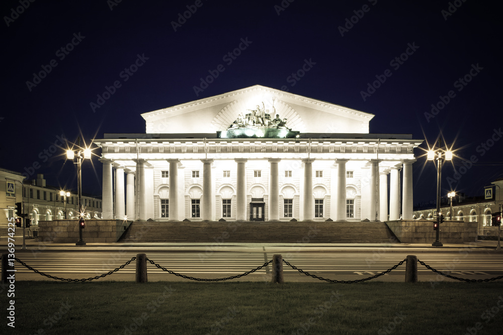 Fototapeta premium Old Saint Petersburg Stock Exchange