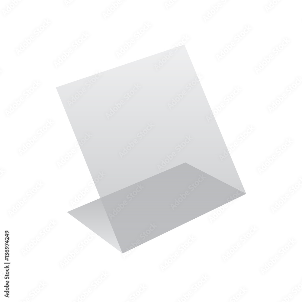 Plastic holder for business card. Holder for name card vector Plastic holder for business card. Holder for name card vector