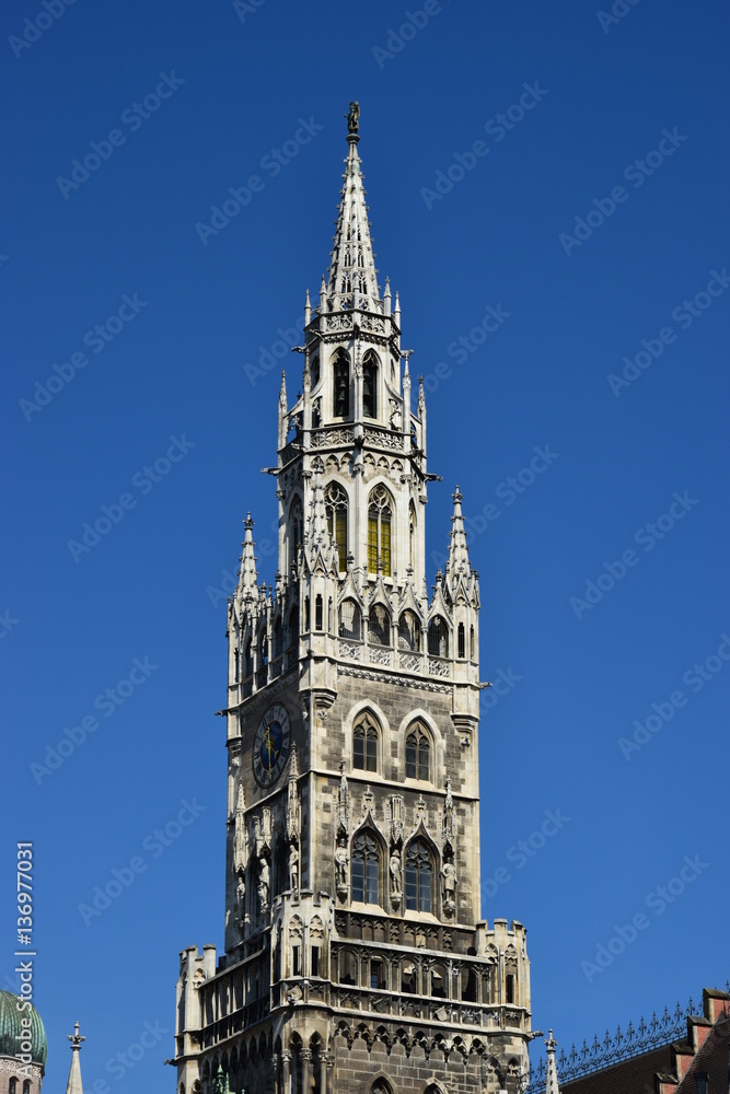 Munich, Germany, Bavaria - Street view with historical buildings