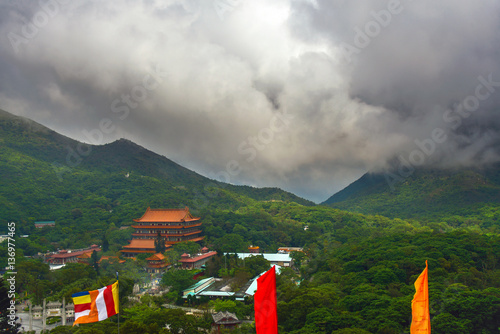 Landscape view from Lantau island