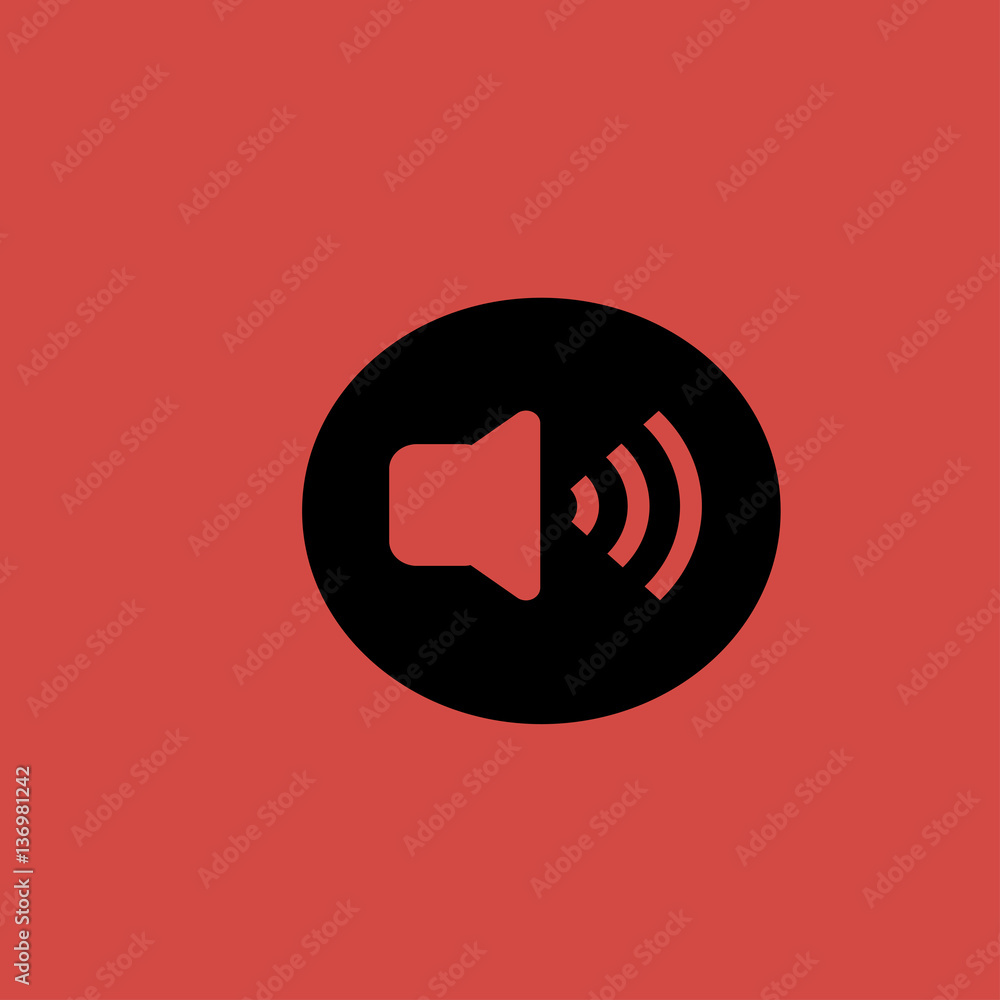 Volume sign icon. flat design Volume sign icon. flat design