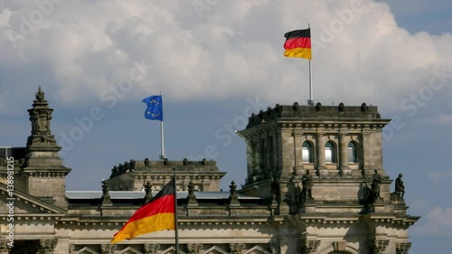 Berlin Reichstag Flags Ultra HD