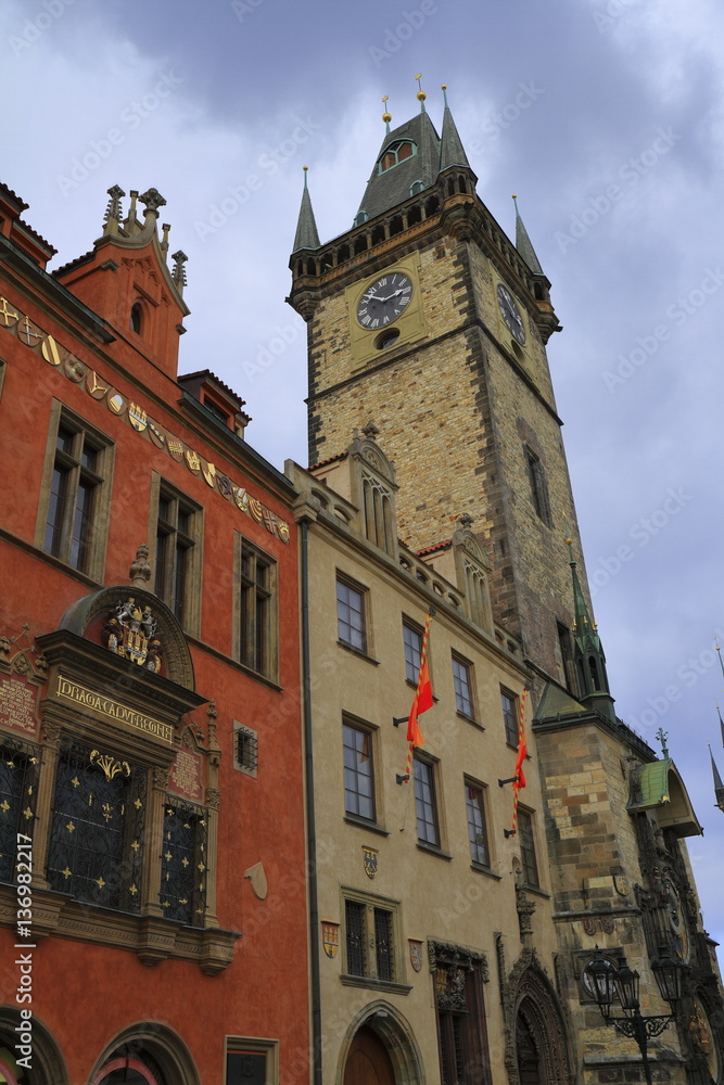 Old Town Hall Tower in Prague, Czech Republic