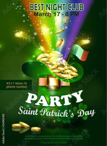 Saint Patricks Day Invitation Card Design