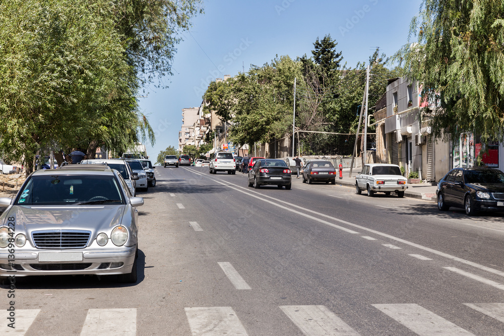 One of the central street Baku One of the central street Baku