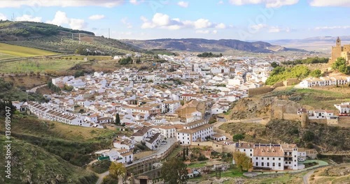 Panoramic view on historical town Antequera, Malaga province, Andalusia, Spain
 photo