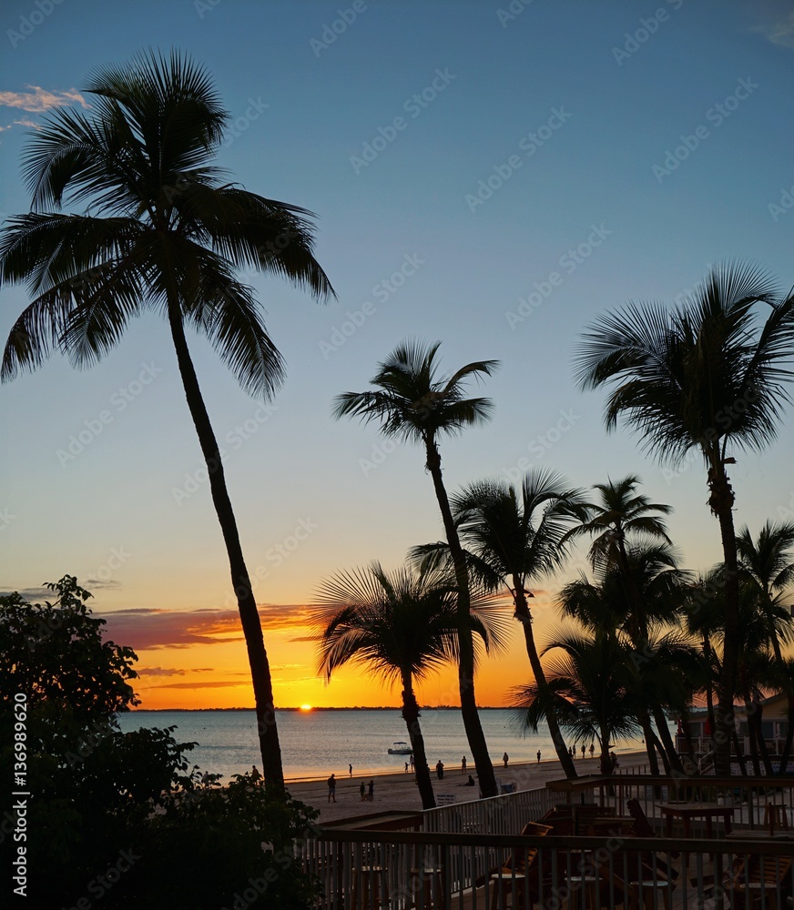Sonnenuntergang in Fort Myers Sonnenuntergang in Fort Myers