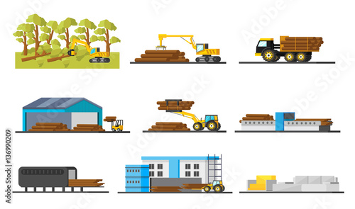 Wood Production Elements Collection
