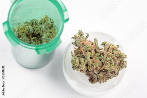 Close up of medical marijuana buds