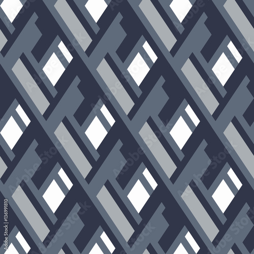 Bold pattern with architectural motifs