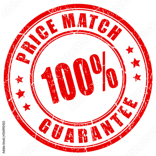 Price match guarantee business stamp