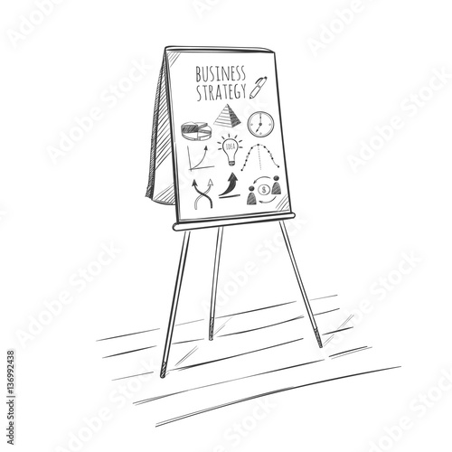 Infographic Presentation Hand Drawn Concept