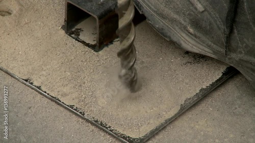 Drill into concrete