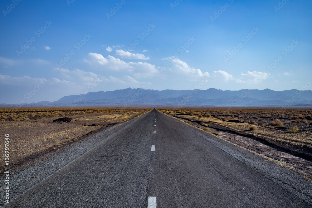 iran desert road mountains iran desert road mountains