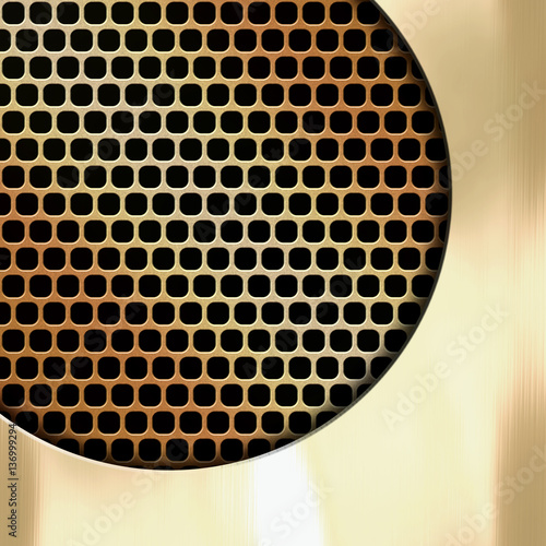 Brushed metal background photo