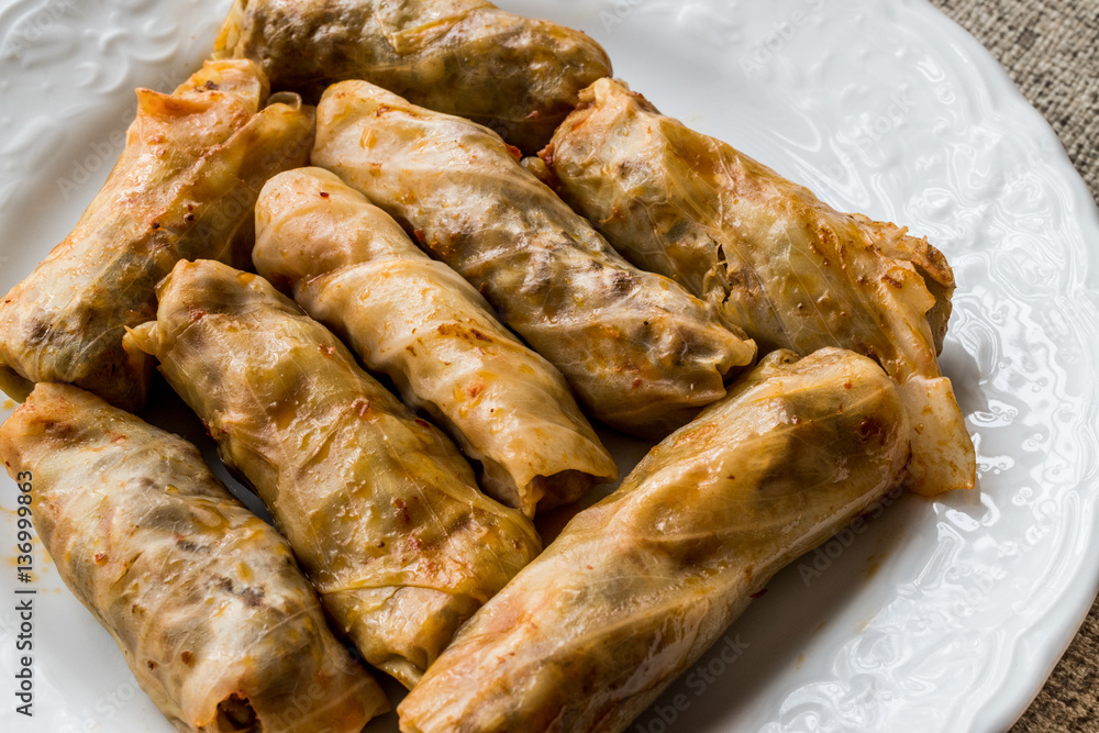 Turkish Dolma Lahana Sarmasi / Cabbage Rolls. Turkish Dolma Lahana Sarmasi / Cabbage Rolls.