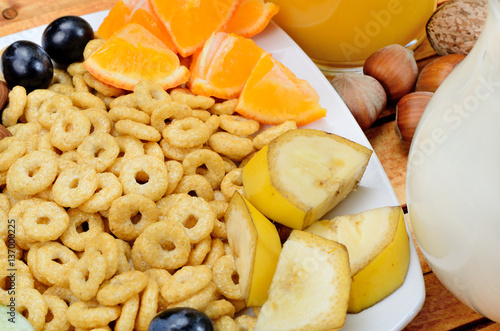 cereal on table