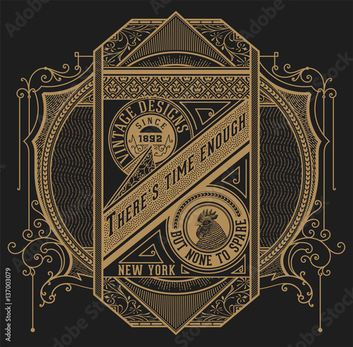 Art deco card