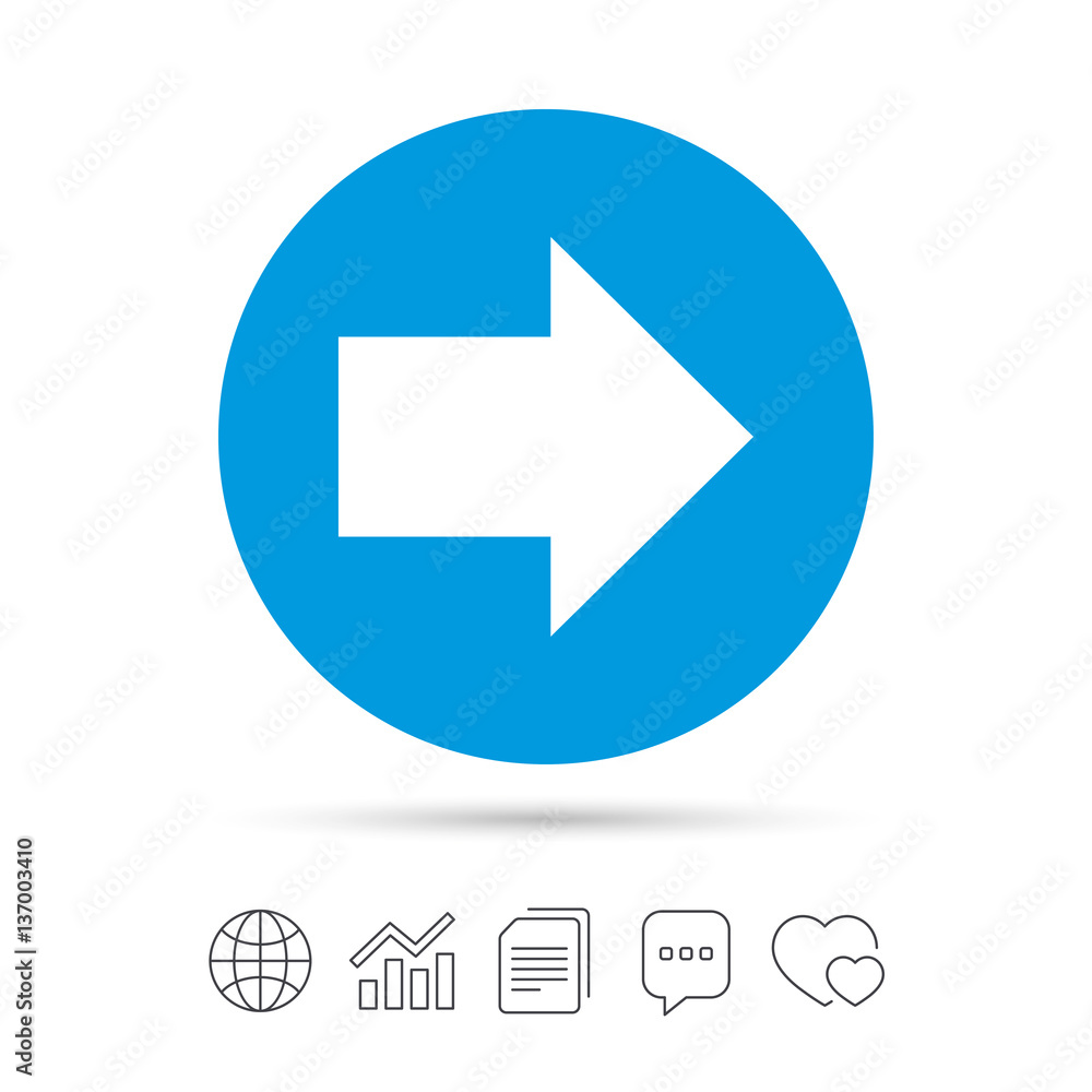 Arrow sign icon. Next button. Navigation symbol. Arrow sign icon. Next button. Navigation symbol.