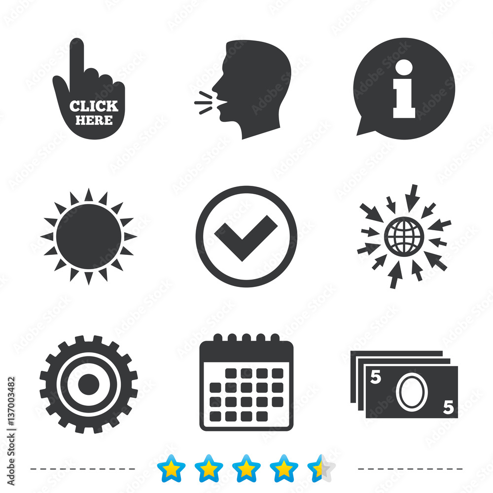 ATM cash machine withdrawal icons. ATM cash machine withdrawal icons.