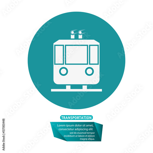 transport funicular cable car passeger pictogram vector illustration eps 10 photo