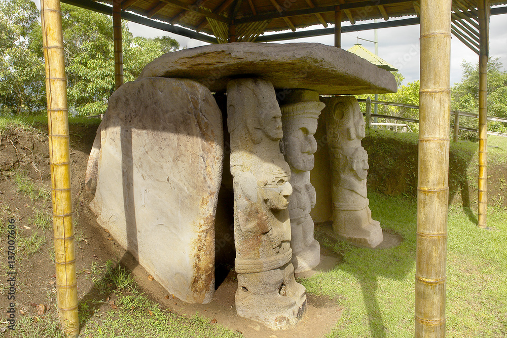 San Agustín - pre-Columbian archaeological sites in the southern Colombian Department of Huila
San Agustín - pre-Columbian archaeological sites in the southern Colombian Department of Huila