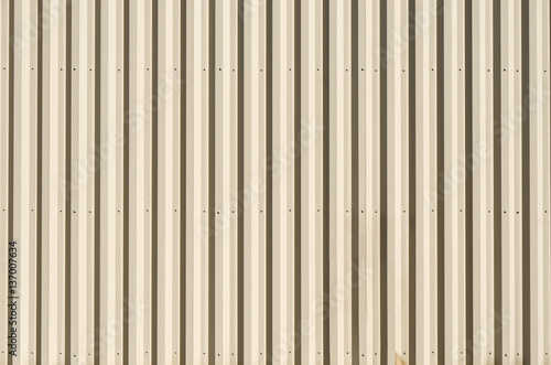 Striped Metal Wall for Backgound