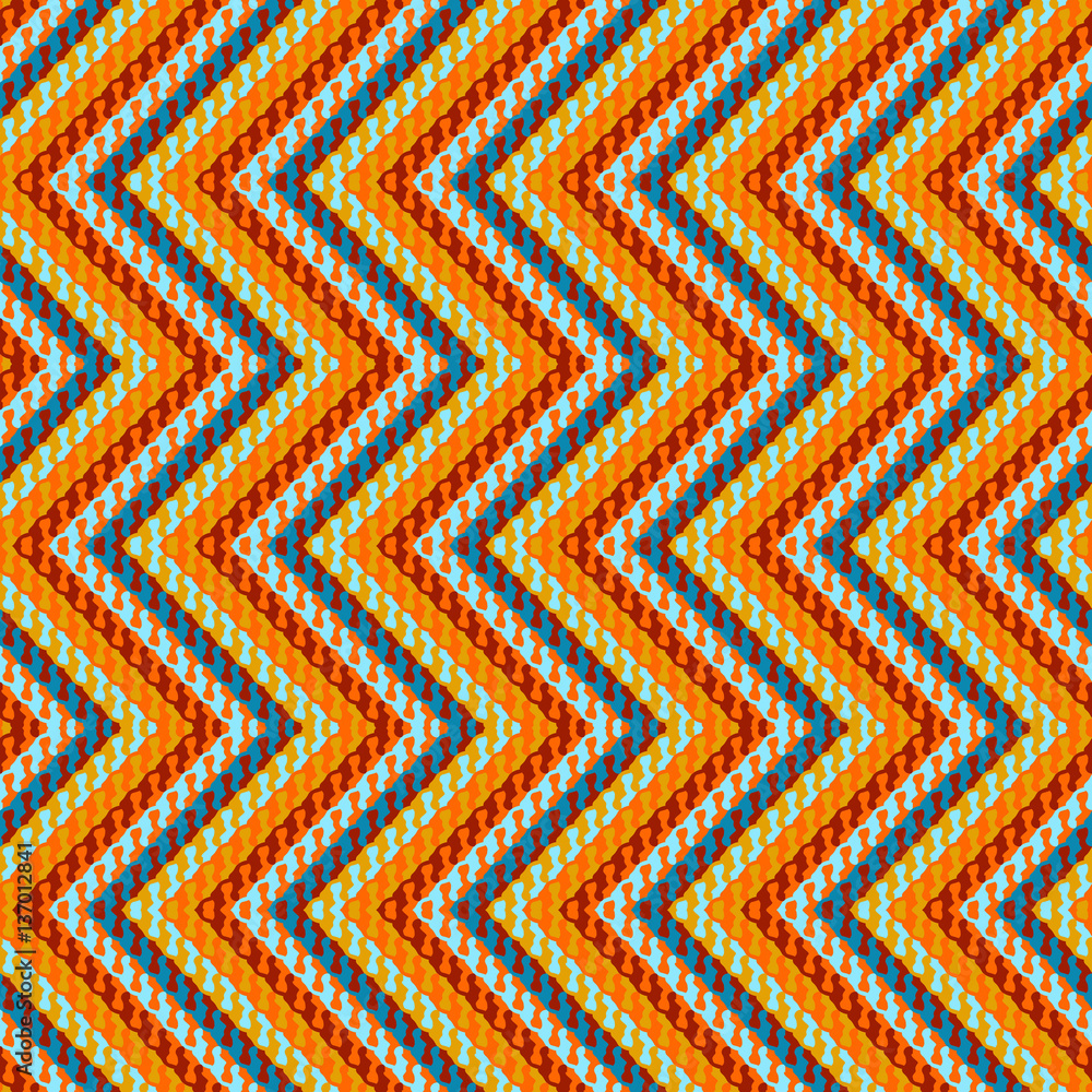 Zigzag geometric pattern