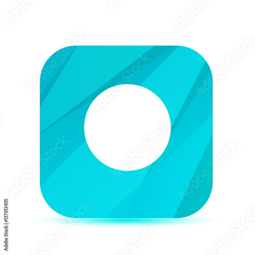 Creative Glass App Icon - Vector