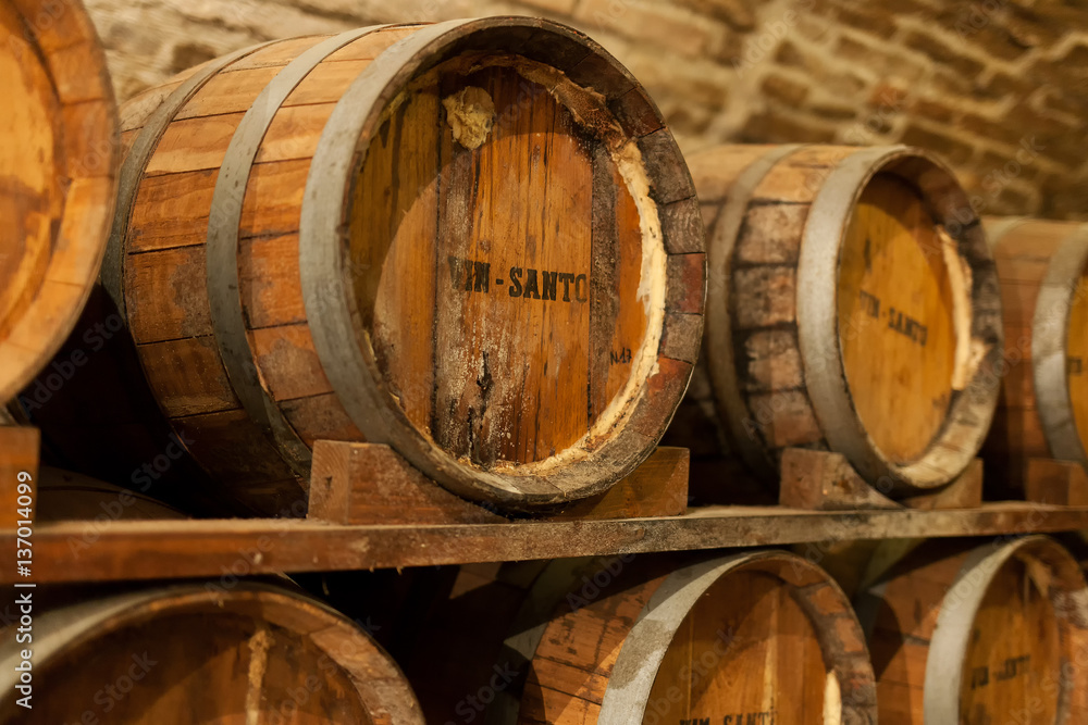 Barrels of Vin Santo