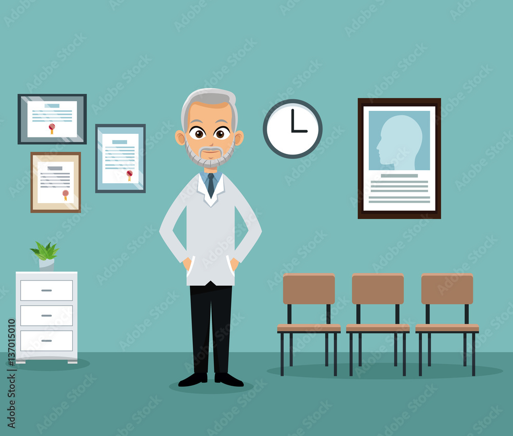 doctor office practitioner waiting room vector illustration eps 10 doctor office practitioner waiting room vector illustration eps 10