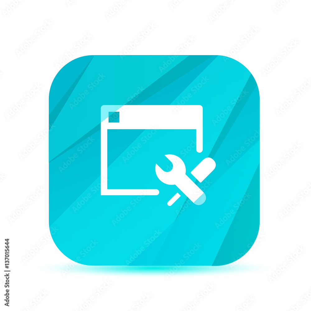 Creative Glass App Icon - Vector Creative Glass App Icon - Vector