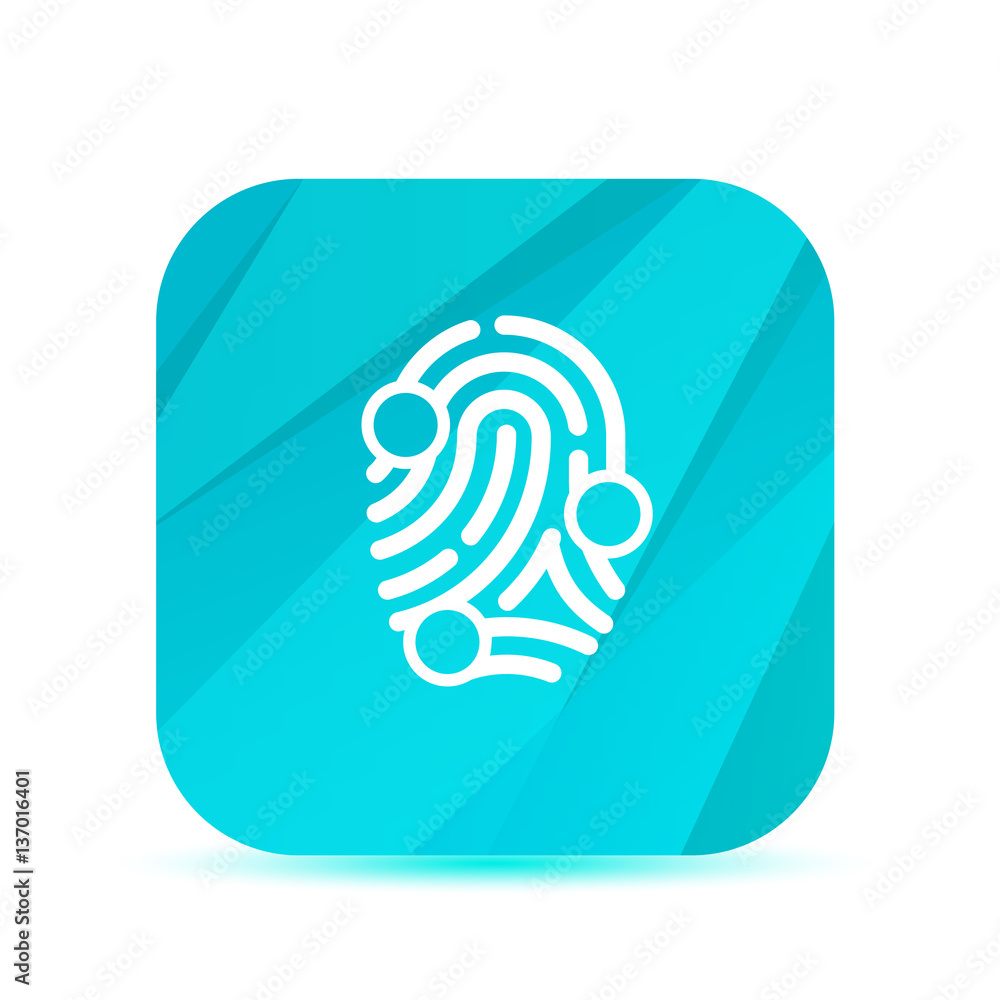 Creative Glass App Icon - Vector Creative Glass App Icon - Vector