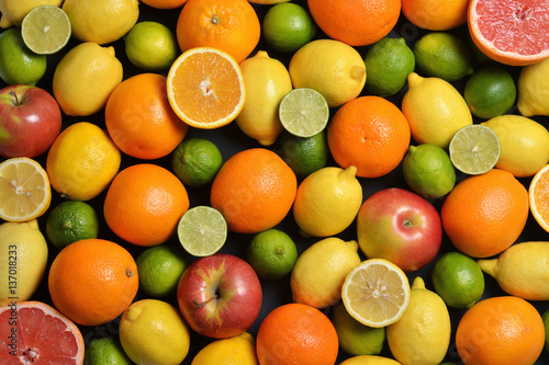 Fresh citrus fruits