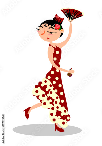 sevillana bailando